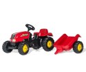 Rolly Toys Rolly Toys 012121 Traktor Rolly Kid z przeczepą Czerwony Rolly Toys Rolly Toys 012121 Traktor Rolly Kid z przeczepą Czerwony