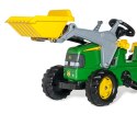 Rolly Toys Rolly Toys 023110 Traktor Rolly Kid John Deere z łyżką i przyczepą