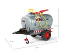 Rolly Toys Rolly Toys 122776 Cysterna Rolly Tanker z pompą i sikawką Szara 1-oś