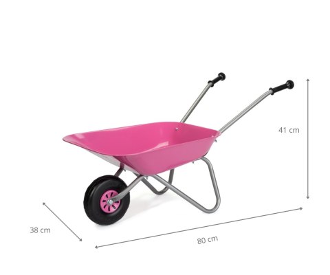 Rolly Toys Rolly Toys 274802 Taczka Metalowa rózowa Rolly Toys Rolly Toys 274802 Taczka Metalowa rózowa