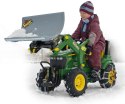 Rolly Toys Rolly Toys 710126 Traktor Rolly Farmtrac John Deere z łyżką i pompowanymi kołami