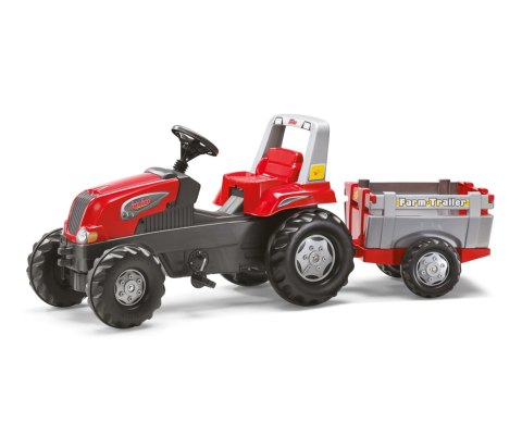Rolly Toys Rolly Toys 800261 Traktor Rolly Junior RT z przyczepą Czerwony Rolly Toys Rolly Toys 800261 Traktor Rolly Junior RT z przyczepą Czerwony