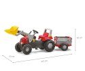 Rolly Toys Rolly Toys 811397 Traktor Rolly Junior RT z przyczepą i łyżka Czerwony