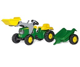 Rolly Toys Rolly Toys 811496 Traktor Rolly Junior John Deere z łyżką i przyczepą