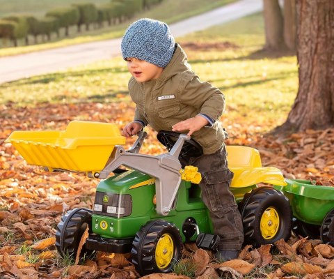 Rolly Toys Rolly Toys 811496 Traktor Rolly Junior John Deere z łyżką i przyczepą Rolly Toys Rolly Toys 811496 Traktor Rolly Junior John Deere z łyżką i przyczepą