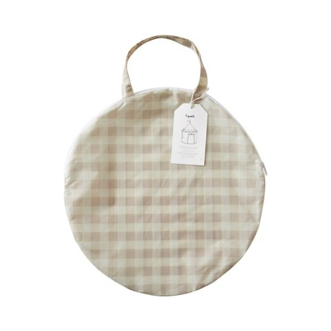 3 Sprouts 3 Sprouts Namiot dla Dzieci Recycled Gingham Beige 3 Sprouts 3 Sprouts Namiot dla Dzieci Recycled Gingham Beige