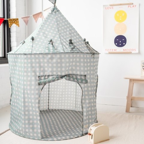 3 Sprouts 3 Sprouts Namiot dla Dzieci Recycled Gingham Blue 3 Sprouts 3 Sprouts Namiot dla Dzieci Recycled Gingham Blue