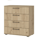 KOMODA Z SZUFLADAMI FLEX system szaf modułowych - KOMODA KM-1 dąb artisan Halmar PŁYTA LAMINOWANA KOMODA Z SZUFLADAMI FLEX system szaf modułowych - KOMODA KM-1 dąb artisan Halmar PŁYTA LAMINOWANA
