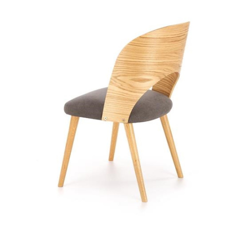 Halmar CADIZ krzesło dąb naturalny / popiel, materiał: drewno lite - dębowe / sklejka gięta Halmar CADIZ krzesło dąb naturalny / popiel, materiał: drewno lite - dębowe / sklejka gięta