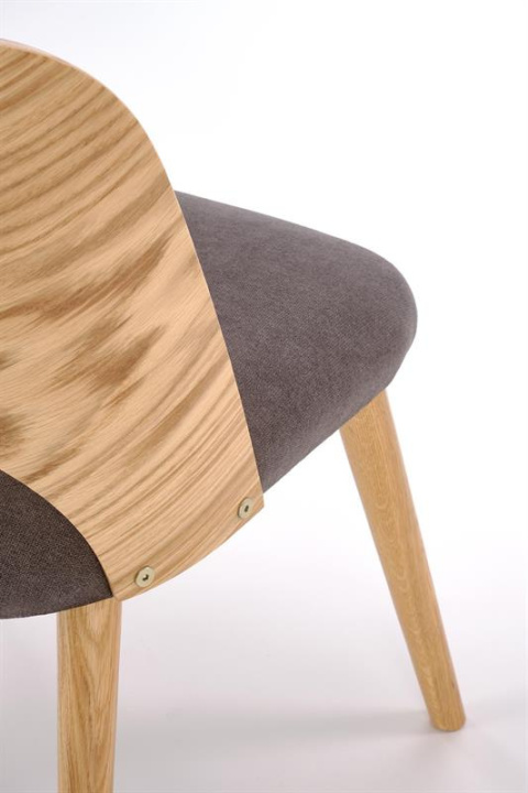 Halmar CADIZ krzesło dąb naturalny / popiel, materiał: drewno lite - dębowe / sklejka gięta Halmar CADIZ krzesło dąb naturalny / popiel, materiał: drewno lite - dębowe / sklejka gięta