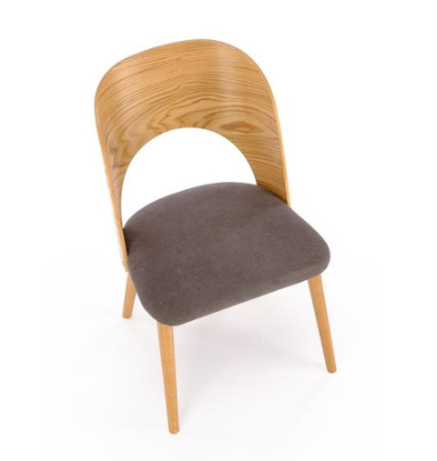 Halmar CADIZ krzesło dąb naturalny / popiel, materiał: drewno lite - dębowe / sklejka gięta Halmar CADIZ krzesło dąb naturalny / popiel, materiał: drewno lite - dębowe / sklejka gięta
