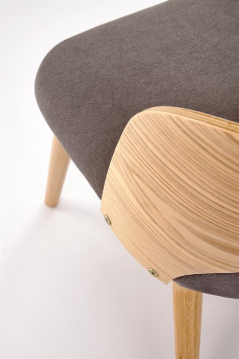 Halmar CADIZ krzesło dąb naturalny / popiel, materiał: drewno lite - dębowe / sklejka gięta Halmar CADIZ krzesło dąb naturalny / popiel, materiał: drewno lite - dębowe / sklejka gięta