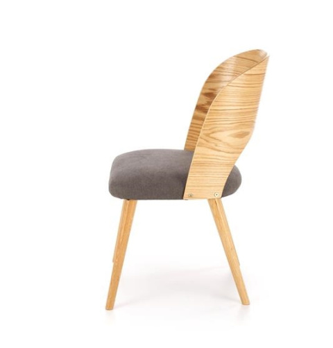 Halmar CADIZ krzesło dąb naturalny / popiel, materiał: drewno lite - dębowe / sklejka gięta Halmar CADIZ krzesło dąb naturalny / popiel, materiał: drewno lite - dębowe / sklejka gięta