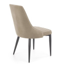 Halmar K365 krzesło beżowy, materiał: tkanina velvet / stal malowana proszkowo Halmar K365 krzesło beżowy, materiał: tkanina velvet / stal malowana proszkowo