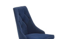 Halmar K365 krzesło granatowy, materiał: tkanina velvet / stal malowana proszkowo Halmar K365 krzesło granatowy, materiał: tkanina velvet / stal malowana proszkowo