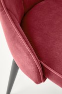 Halmar K365 krzesło bordowy, materiał: tkanina velvet / stal malowana proszkowo Halmar K365 krzesło bordowy, materiał: tkanina velvet / stal malowana proszkowo