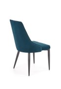 Halmar K365 krzesło c. zielony, materiał: tkanina velvet / stal malowana proszkowo Halmar K365 krzesło c. zielony, materiał: tkanina velvet / stal malowana proszkowo