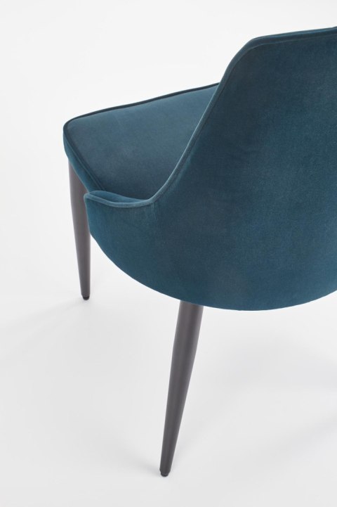 Halmar K365 krzesło c. zielony, materiał: tkanina velvet / stal malowana proszkowo Halmar K365 krzesło c. zielony, materiał: tkanina velvet / stal malowana proszkowo