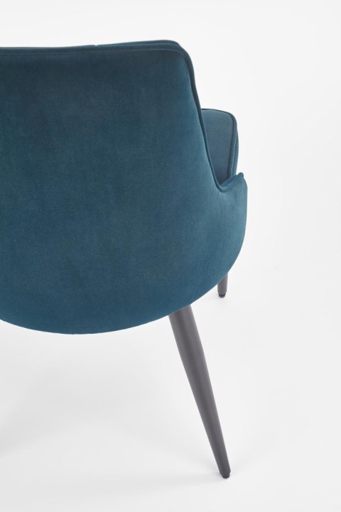 Halmar K365 krzesło c. zielony, materiał: tkanina velvet / stal malowana proszkowo Halmar K365 krzesło c. zielony, materiał: tkanina velvet / stal malowana proszkowo