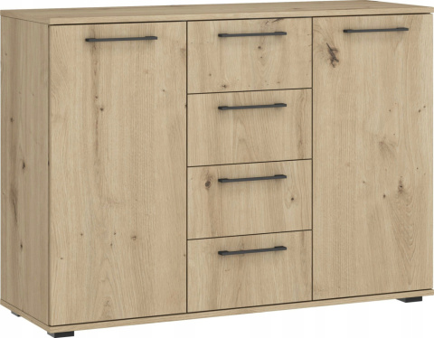 KOMODA SZEROKA FLEX system szaf modułowych - KOMODA KM-2 DĄB ARTISAN DRZWI SZUFLADY HALMAR PŁYTA LAMIMOWANA KOMODA SZEROKA FLEX system szaf modułowych - KOMODA KM-2 DĄB ARTISAN DRZWI SZUFLADY HALMAR PŁYTA LAMIMOWANA