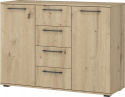 KOMODA SZEROKA FLEX system szaf modułowych - KOMODA KM-2 DĄB ARTISAN DRZWI SZUFLADY HALMAR PŁYTA LAMIMOWANA KOMODA SZEROKA FLEX system szaf modułowych - KOMODA KM-2 DĄB ARTISAN DRZWI SZUFLADY HALMAR PŁYTA LAMIMOWANA