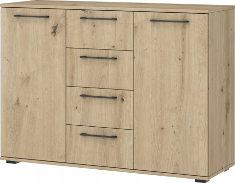 KOMODA SZEROKA FLEX system szaf modułowych - KOMODA KM-2 DĄB ARTISAN DRZWI SZUFLADY HALMAR PŁYTA LAMIMOWANA KOMODA SZEROKA FLEX system szaf modułowych - KOMODA KM-2 DĄB ARTISAN DRZWI SZUFLADY HALMAR PŁYTA LAMIMOWANA