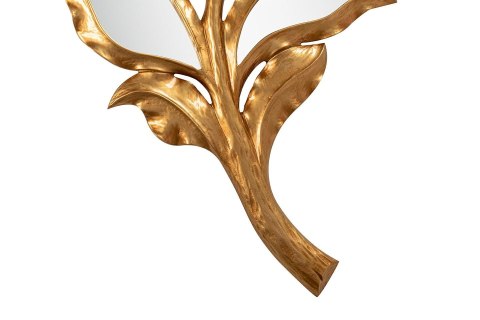 Kare Design KARE lustro ścienne LEAF złote Kare Design KARE lustro ścienne LEAF złote