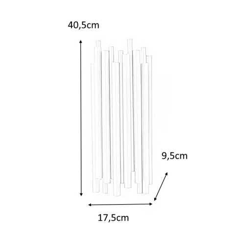 LAMPA ŚCIENNA KINKIET TUBO King Home ZŁOTA stal nierdzewna 2xE14 LAMPA ŚCIENNA KINKIET TUBO King Home ZŁOTA stal nierdzewna 2xE14