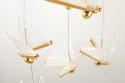 King Home Lampa wisząca BUTTERFLY DISC 5 złota King Home Lampa wisząca BUTTERFLY DISC 5 złota