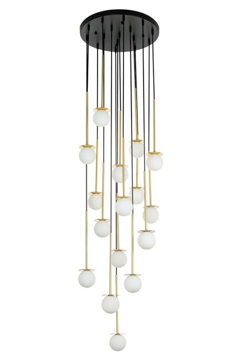 King Home Lampa wisząca CANNON DISC 16 złota King Home Lampa wisząca CANNON DISC 16 złota