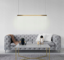 LAMPA WISZĄCA LED LINUS 100 ZŁOTA METAL ALUMINIUM King Home LAMPA WISZĄCA LED LINUS 100 ZŁOTA METAL ALUMINIUM King Home