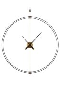ZEGAR ścienny DOBLE RING 90 King Home OKRĄGŁY CZARNY METAL BEZ CYFR ZEGAR ścienny DOBLE RING 90 King Home OKRĄGŁY CZARNY METAL BEZ CYFR