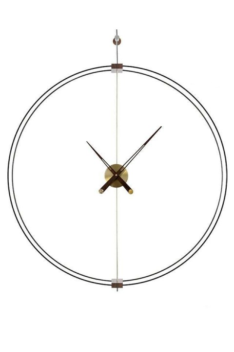 ZEGAR ścienny DOBLE RING 90 King Home OKRĄGŁY CZARNY METAL BEZ CYFR ZEGAR ścienny DOBLE RING 90 King Home OKRĄGŁY CZARNY METAL BEZ CYFR