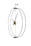 ZEGAR ścienny DOBLE RING 90 King Home OKRĄGŁY CZARNY METAL BEZ CYFR ZEGAR ścienny DOBLE RING 90 King Home OKRĄGŁY CZARNY METAL BEZ CYFR