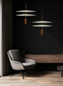 LAMPA wisząca LED PARROT 68 ZŁOTA metal dekoracyjna oprawa, w której klosze służą do rozpraszania padającego światła MOOSEE LAMPA wisząca LED PARROT 68 ZŁOTA metal dekoracyjna oprawa, w której klosze służą do rozpraszania padającego światła MOOSEE