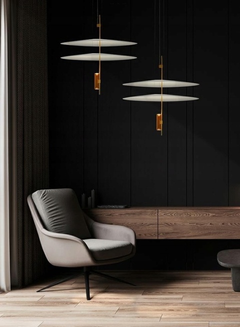 LAMPA wisząca LED PARROT 68 ZŁOTA metal dekoracyjna oprawa, w której klosze służą do rozpraszania padającego światła MOOSEE LAMPA wisząca LED PARROT 68 ZŁOTA metal dekoracyjna oprawa, w której klosze służą do rozpraszania padającego światła MOOSEE