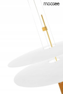 LAMPA wisząca LED PARROT 68 ZŁOTA metal dekoracyjna oprawa, w której klosze służą do rozpraszania padającego światła MOOSEE LAMPA wisząca LED PARROT 68 ZŁOTA metal dekoracyjna oprawa, w której klosze służą do rozpraszania padającego światła MOOSEE