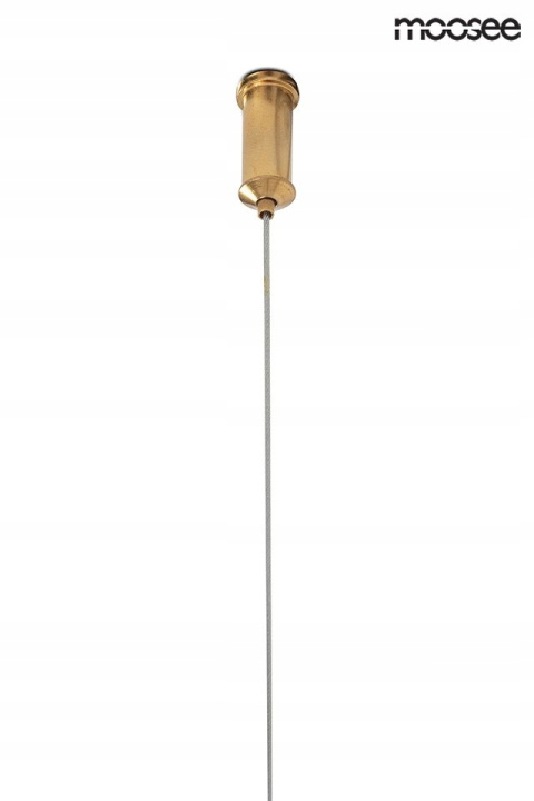 LAMPA wisząca LED WAND 80 - złota połączenie mosiądzu w kolorze złotym i aluminium w kolorze czarnym MOOSEE LAMPA wisząca LED WAND 80 - złota połączenie mosiądzu w kolorze złotym i aluminium w kolorze czarnym MOOSEE