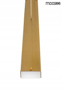 LAMPA wisząca LED WAND 80 - złota połączenie mosiądzu w kolorze złotym i aluminium w kolorze czarnym MOOSEE LAMPA wisząca LED WAND 80 - złota połączenie mosiądzu w kolorze złotym i aluminium w kolorze czarnym MOOSEE