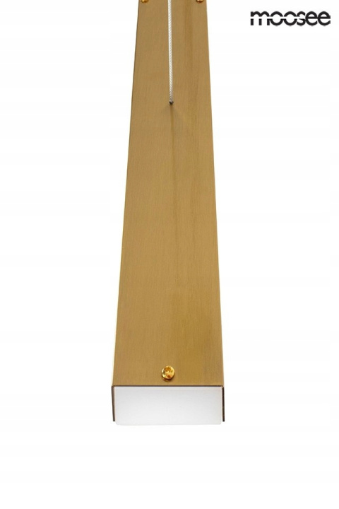 LAMPA wisząca LED WAND 80 - złota połączenie mosiądzu w kolorze złotym i aluminium w kolorze czarnym MOOSEE LAMPA wisząca LED WAND 80 - złota połączenie mosiądzu w kolorze złotym i aluminium w kolorze czarnym MOOSEE
