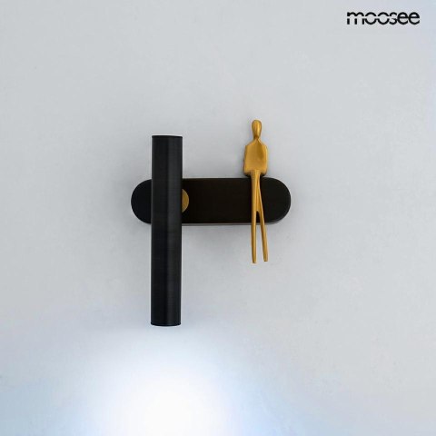 Moosee MOOSEE lampa ścienna BOY TUBE L czarna Moosee MOOSEE lampa ścienna BOY TUBE L czarna