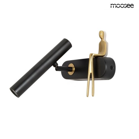 Moosee MOOSEE lampa ścienna BOY TUBE L czarna Moosee MOOSEE lampa ścienna BOY TUBE L czarna