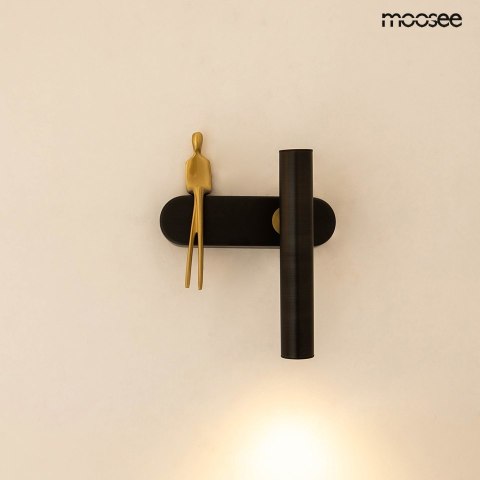 Moosee MOOSEE lampa ścienna BOY TUBE R czarna Moosee MOOSEE lampa ścienna BOY TUBE R czarna