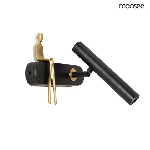 Moosee MOOSEE lampa ścienna BOY TUBE R czarna Moosee MOOSEE lampa ścienna BOY TUBE R czarna