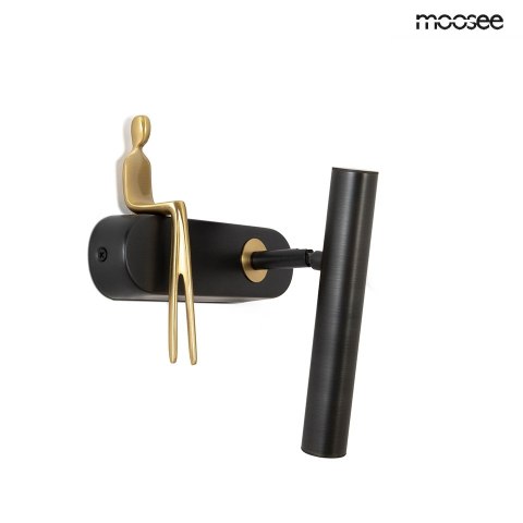 Moosee MOOSEE lampa ścienna BOY TUBE R czarna Moosee MOOSEE lampa ścienna BOY TUBE R czarna