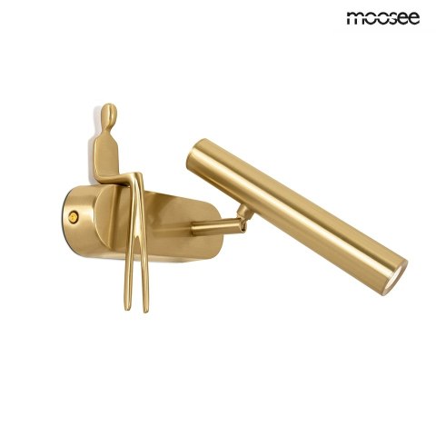 Moosee MOOSEE lampa ścienna BOY TUBE R złota Moosee MOOSEE lampa ścienna BOY TUBE R złota