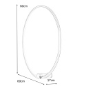 LAMPA ścienna KINKIET LED HOOP 60 CZARNY METAL AKRYL Moosee MOOSEE LAMPA ścienna KINKIET LED HOOP 60 CZARNY METAL AKRYL Moosee MOOSEE