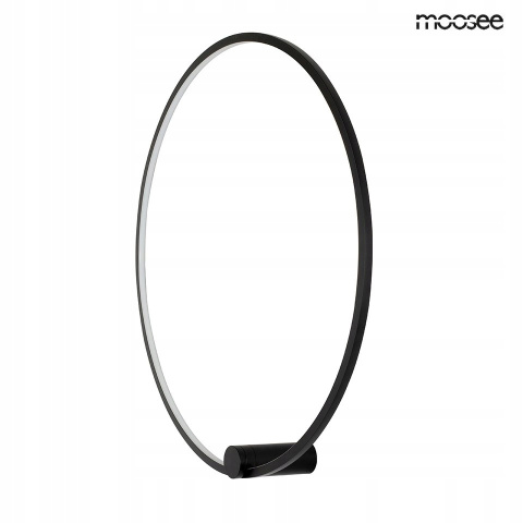 LAMPA ścienna KINKIET LED HOOP 80 CZARNY METAL AKRYL Moosee MOOSEE LAMPA ścienna KINKIET LED HOOP 80 CZARNY METAL AKRYL Moosee MOOSEE