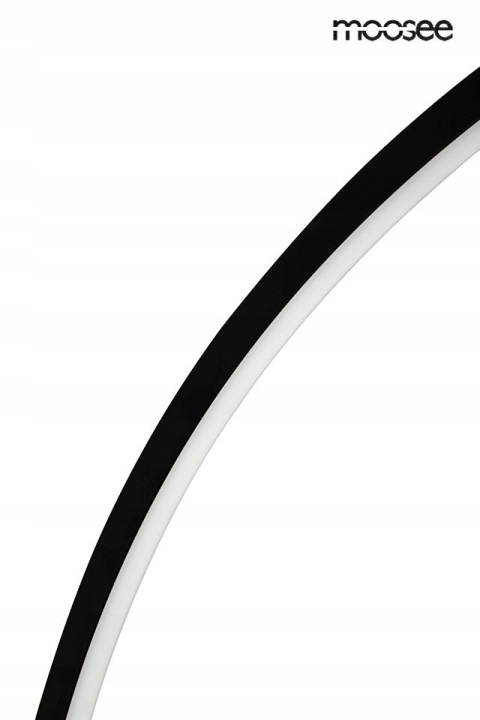 LAMPA ścienna KINKIET LED HOOP 80 CZARNY METAL AKRYL Moosee MOOSEE LAMPA ścienna KINKIET LED HOOP 80 CZARNY METAL AKRYL Moosee MOOSEE