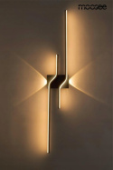 LAMPA ścienna KINKIET LED ROCHE 100 CZARNY STAL SZKŁO AKRYL Moosee MOOSEE LAMPA ścienna KINKIET LED ROCHE 100 CZARNY STAL SZKŁO AKRYL Moosee MOOSEE